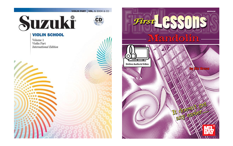 Suzuki string methods and Mel Bay's First Lessons series